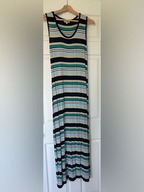 Max Studio Striped Maxi Dress